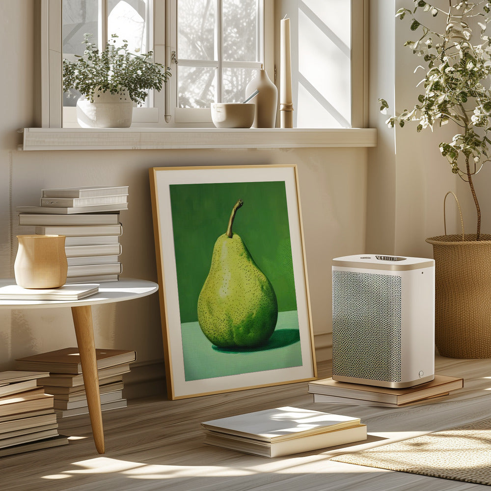 Green Pear Poster