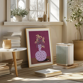 Flowers in Vase Poster