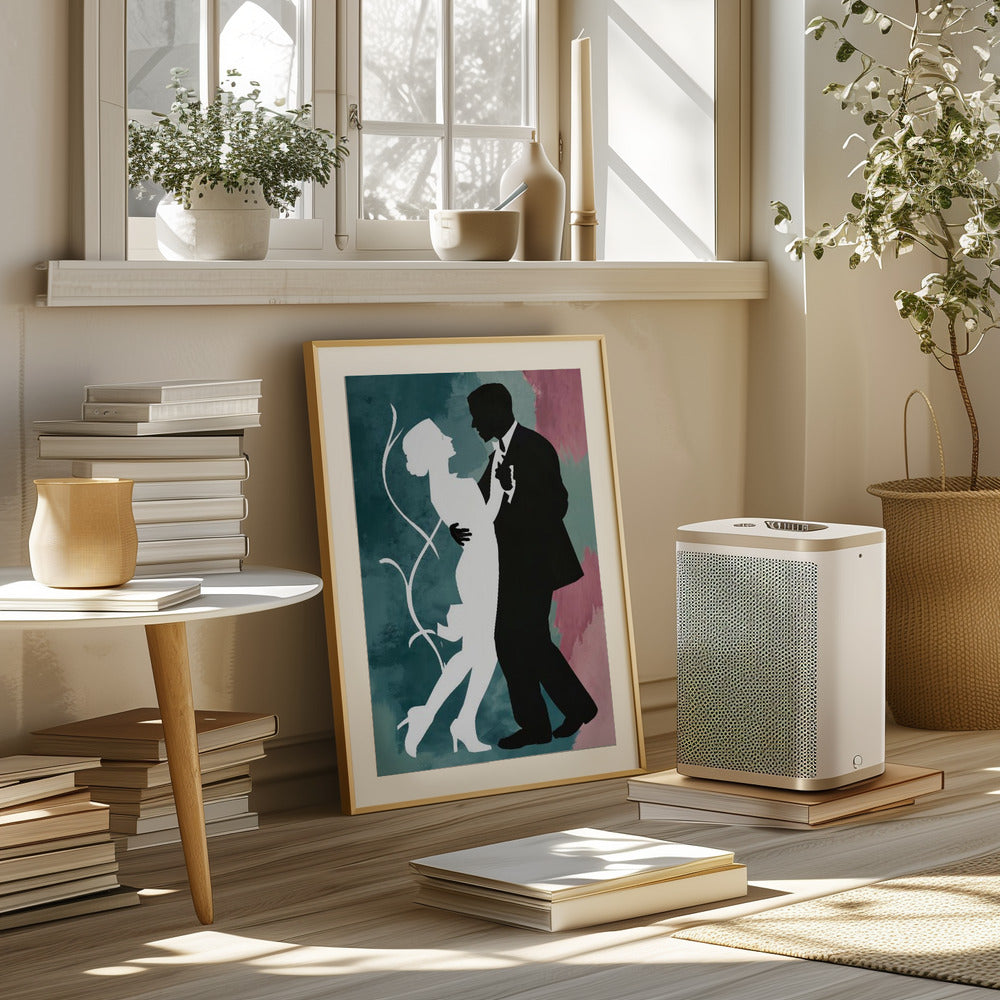 Elegant Couple Dancing Poster