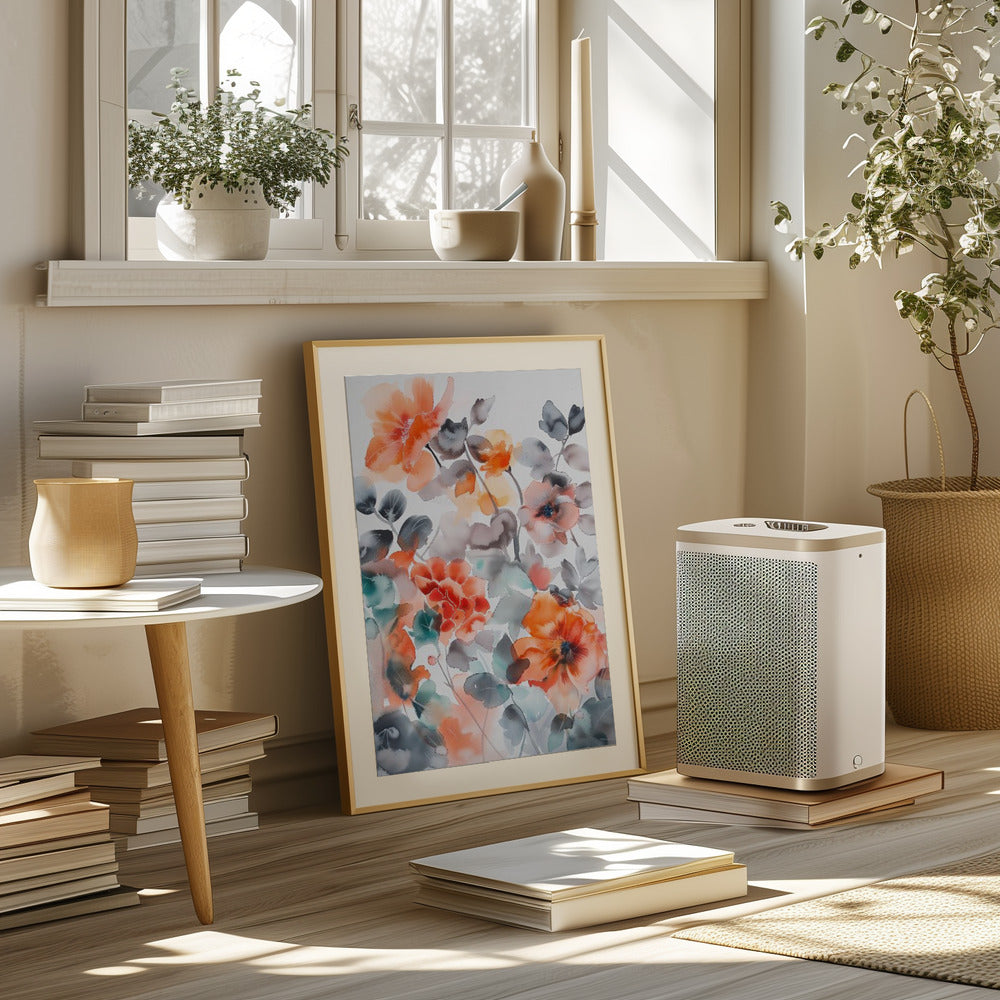 Watercolor Floral No. 2 Poster