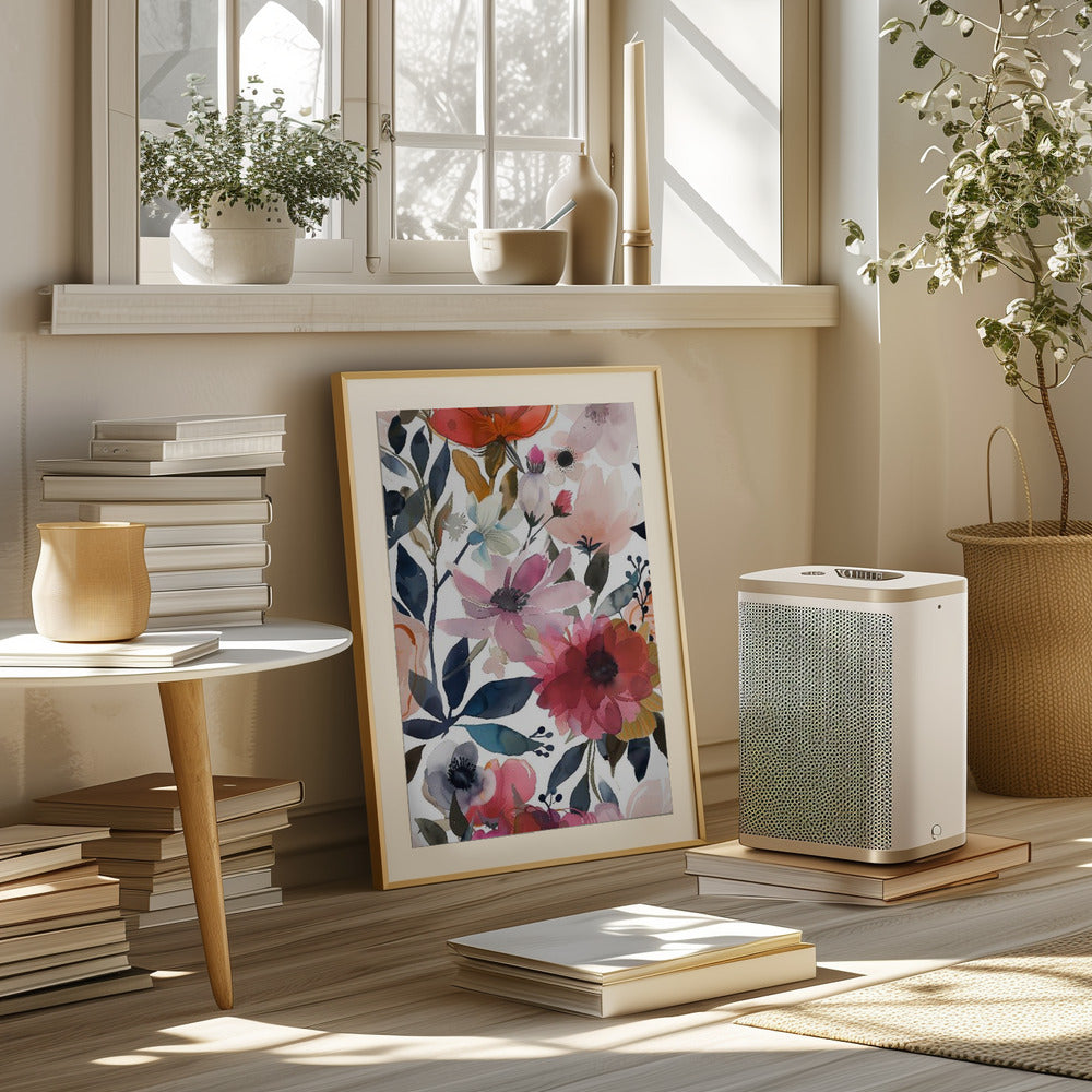 Watercolor Floral No. 5 Poster