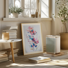 Watercolor Floral No. 8 Poster