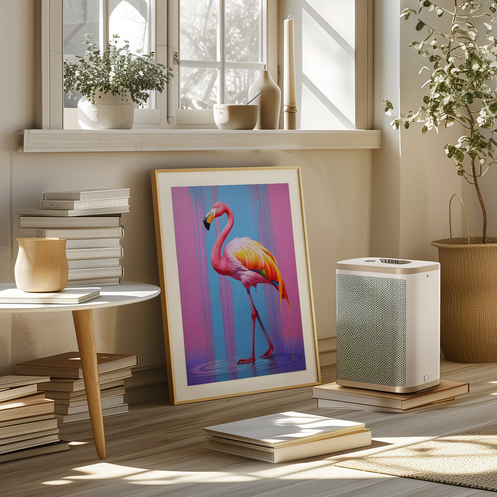 Flamingo Pop Art Poster