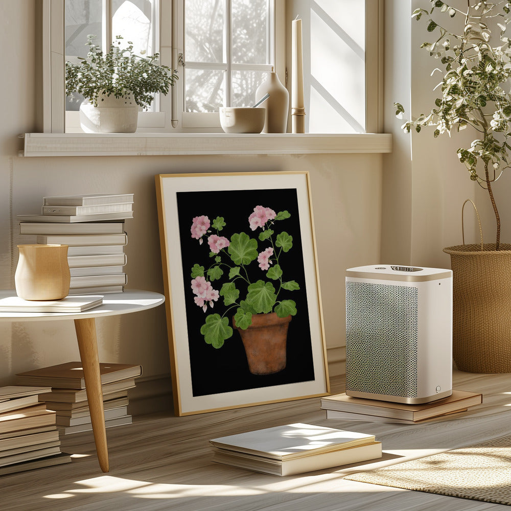 Pink Geranium Poster