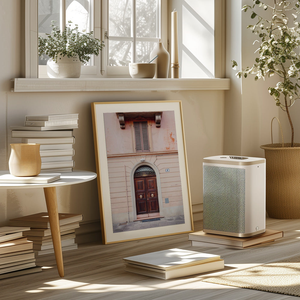 Bologna in Pink | Italy travel photography Poster