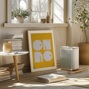 Oh No Yellowratio 3x4 Print By Bohonewart Poster