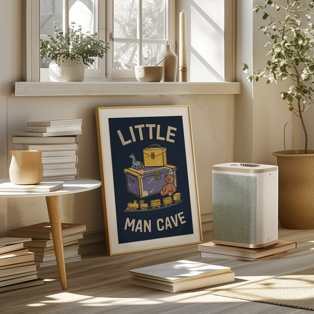 Little Man Cave Poster