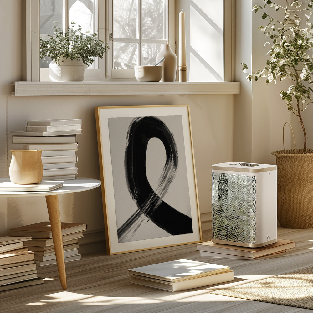 Black Strokes No 27 Poster