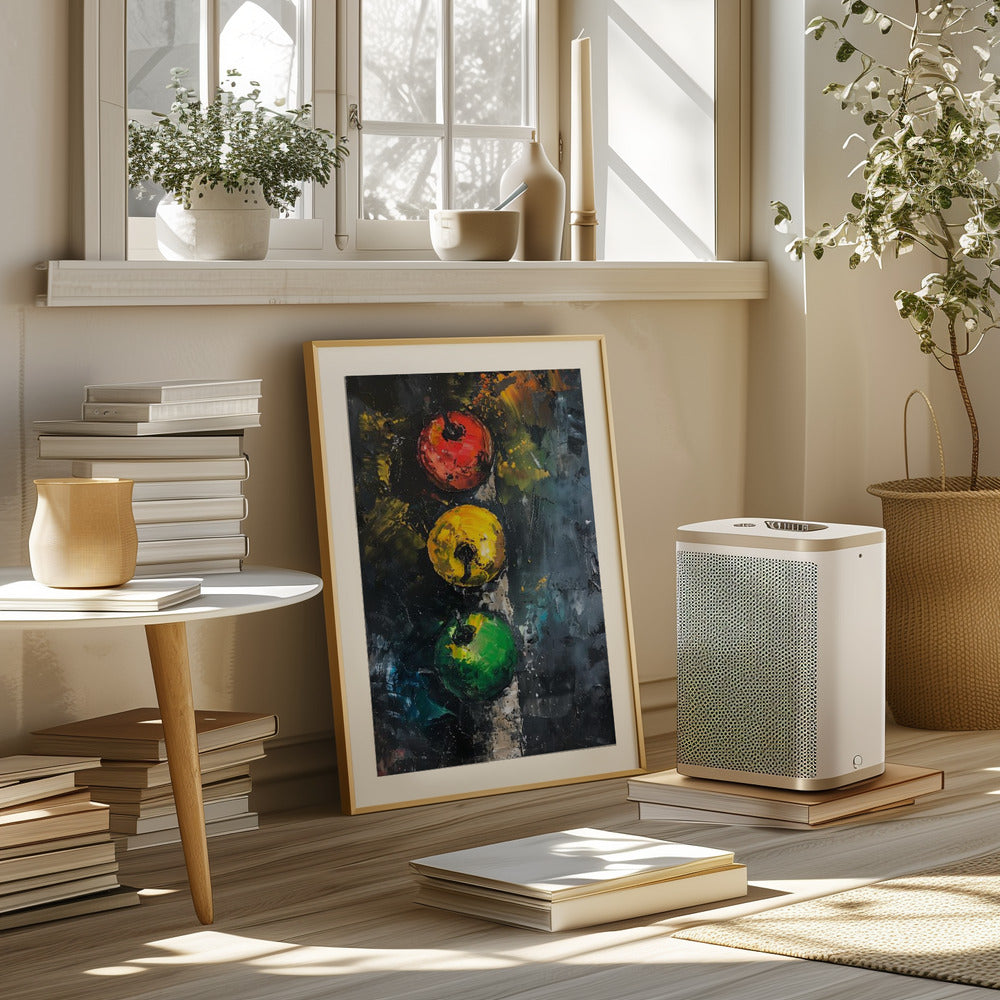 Apple Traffic Light Poster