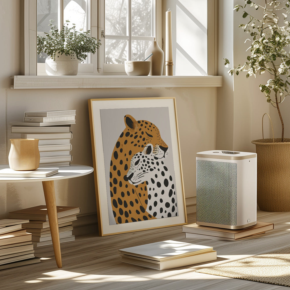 Leopard Mom Poster