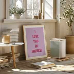 Frenchlovepink Ratioiso Poster