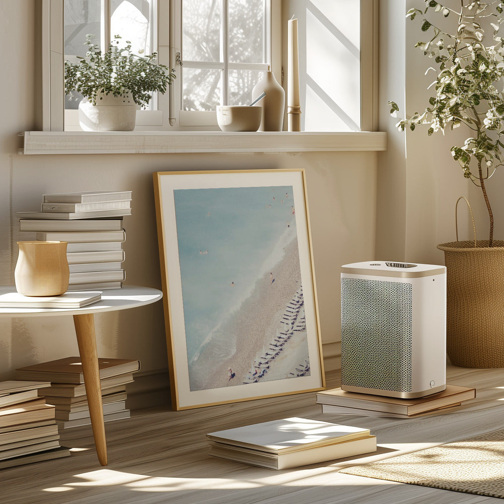 French Riviera Beach Poster