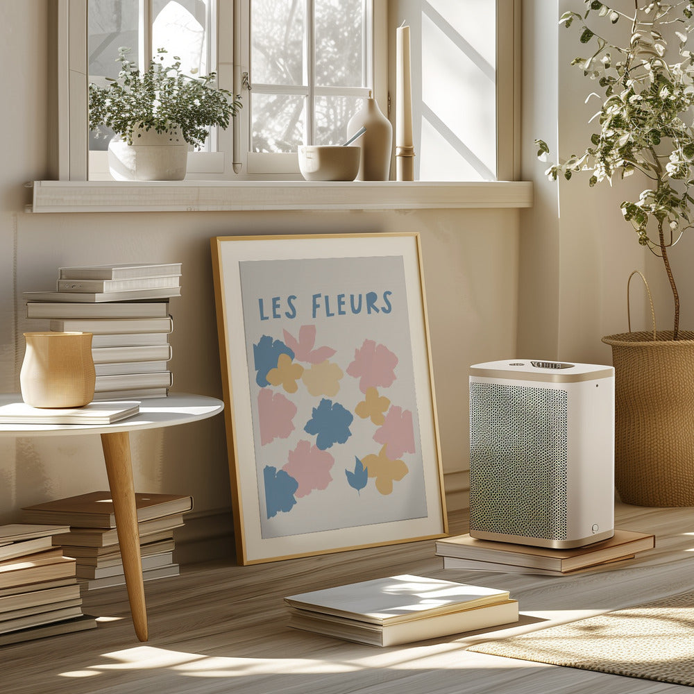 Lesfleursblue Ratio2x3 Poster