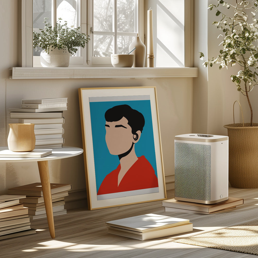 Audrey Hepburn Minimalist Pop Art Poster