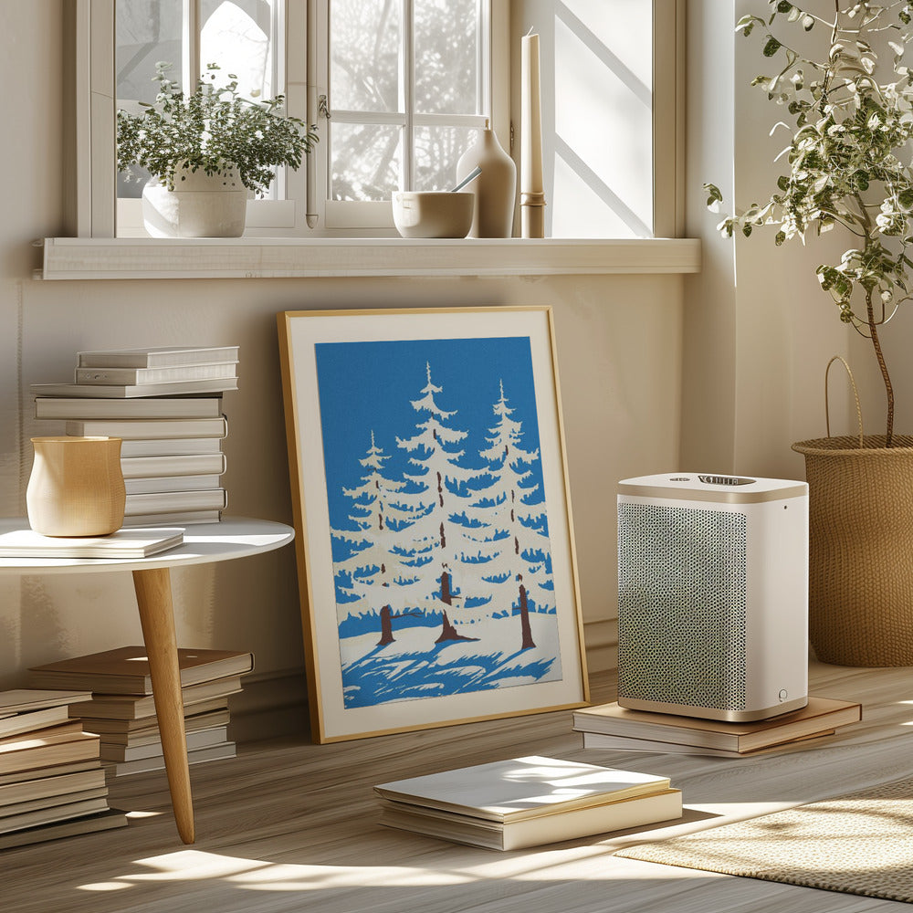 Harz Winter Trees Poster