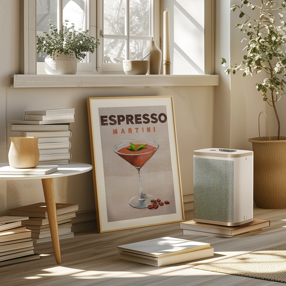 Espresso Martini Cocktail Bar Decor Poster