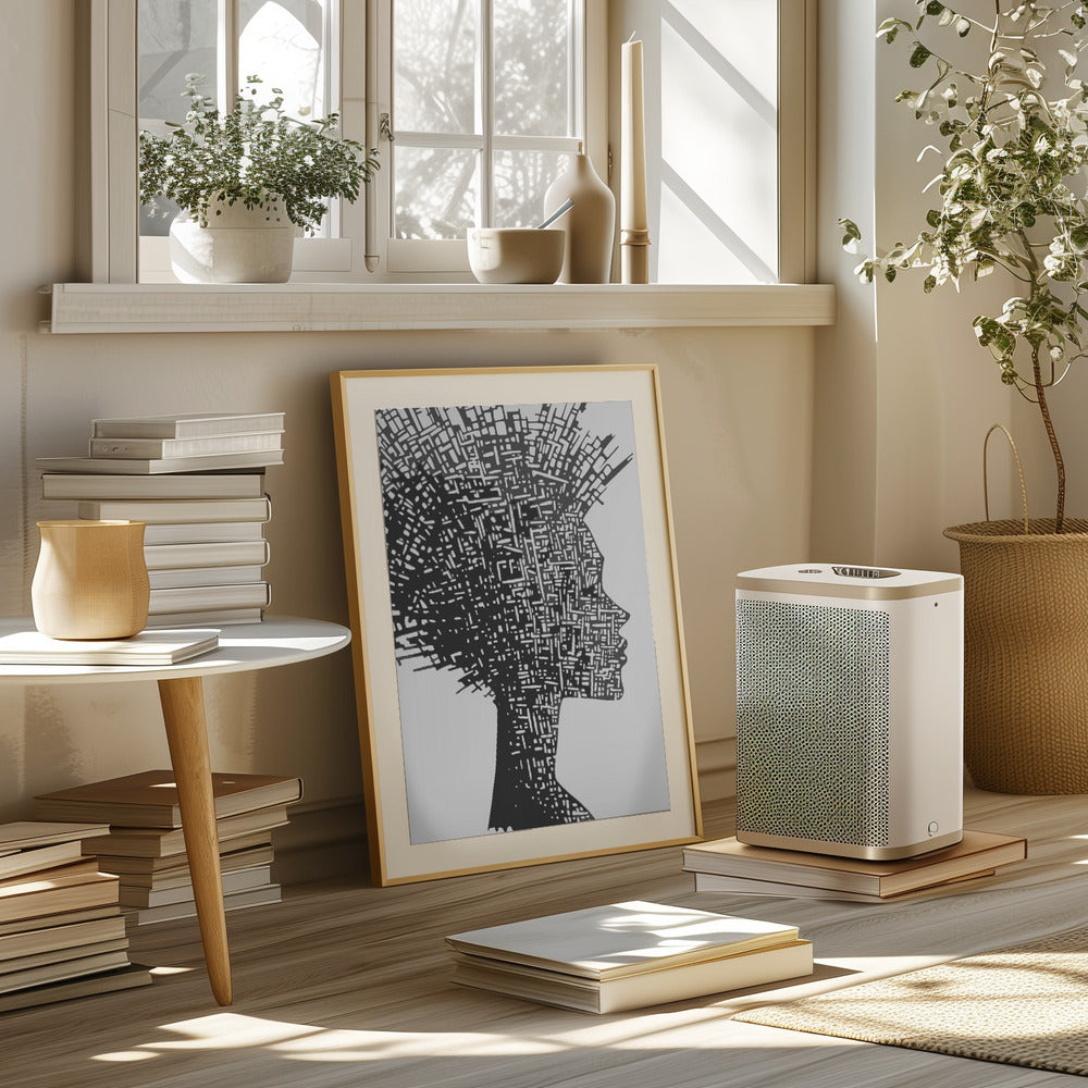 Face In Profile Poster