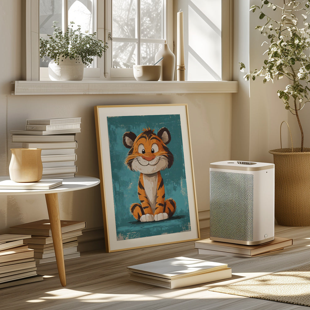 Happy Tiger Poster