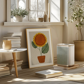 Sunflower Pot Poster