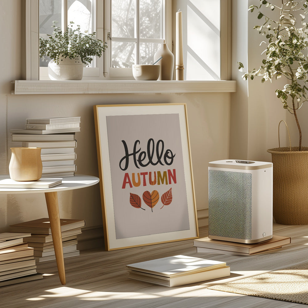 Hello Autumn Poster