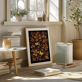 Autumny Black Poster