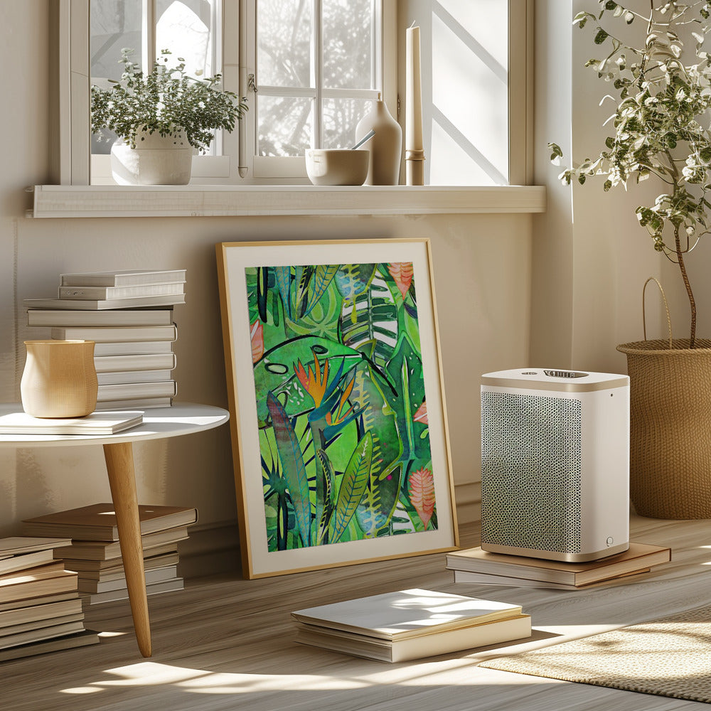 Bird of Paradise - Tropical Lush Poster