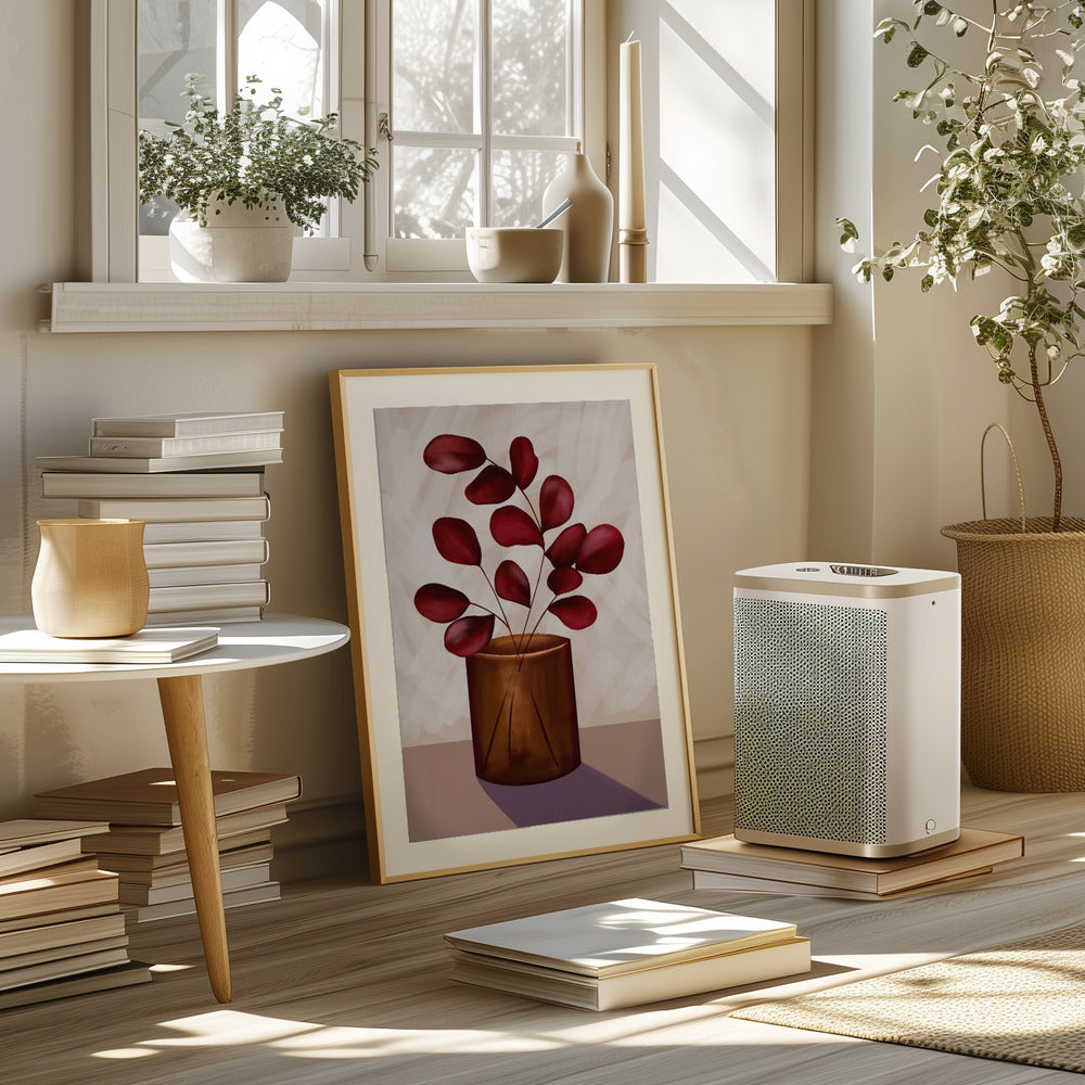 Autumn vase Poster