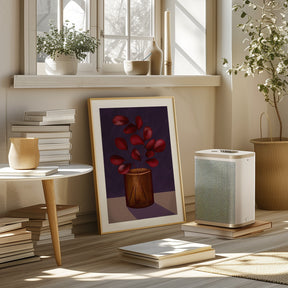 Autumn vase Poster