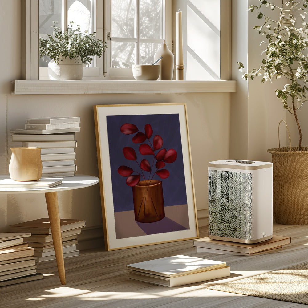 Autumn vase Poster