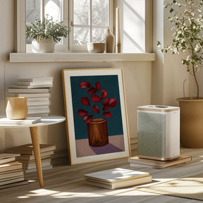 Autumn vase Poster