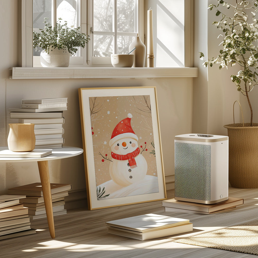 Christmas Snowman Poster