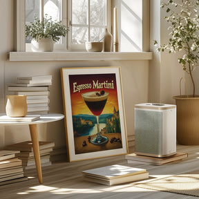 Espresso Martini Vintage Poster