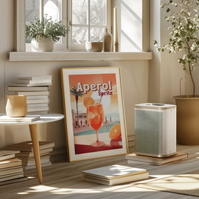 Aperol Spritz Tropical Poster