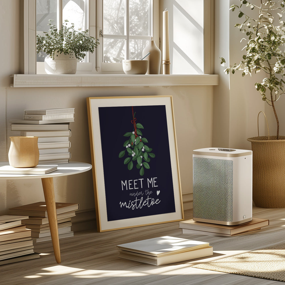 Meet me under the mistletoe Poster