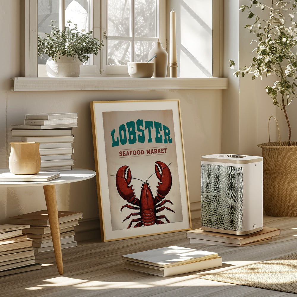 Lobster Seafood Market Poster