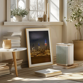 Magnificent midtown Manhattan skyline with Little Island Poster