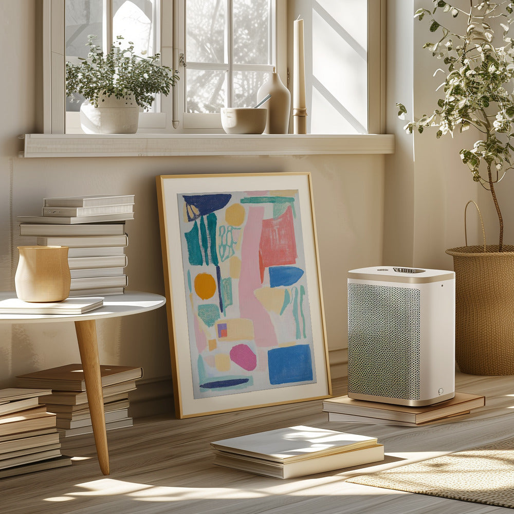 Abstract Colorful Geometry Poster