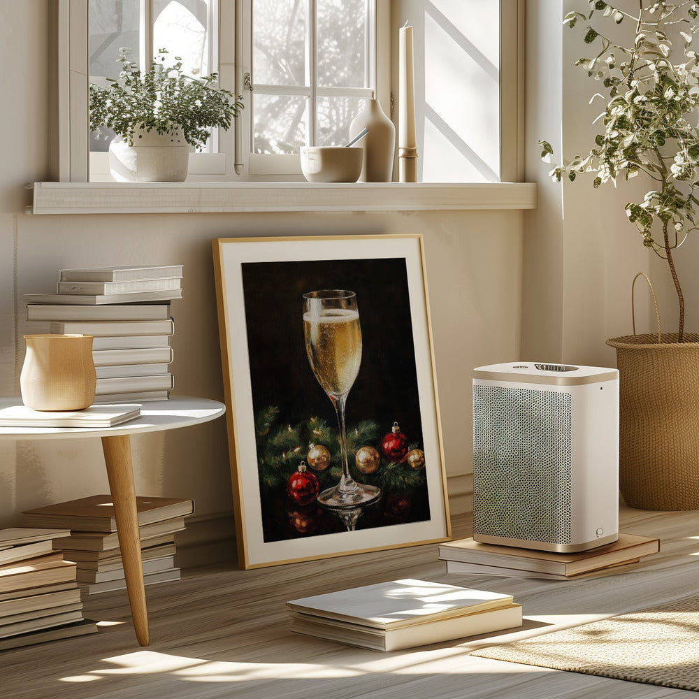 Christmas  Champagne Poster