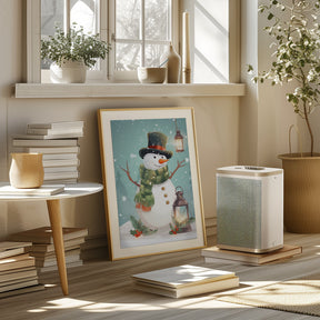 Cute Snowman No 1 Poster