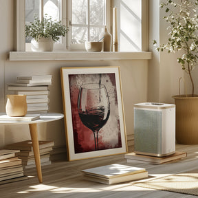 Red Red Wine No 5 Poster