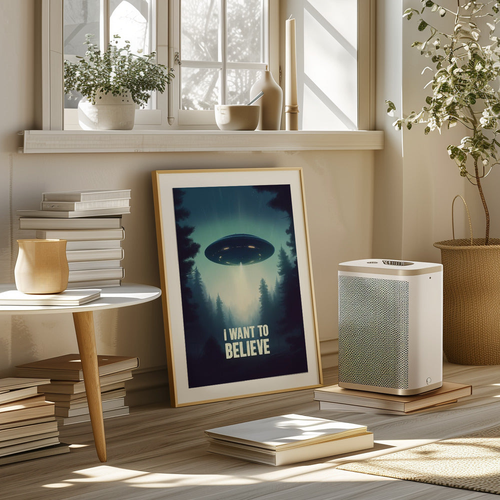 I Want To Believe - UFO Poster