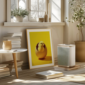 Yellow Chicken Poster