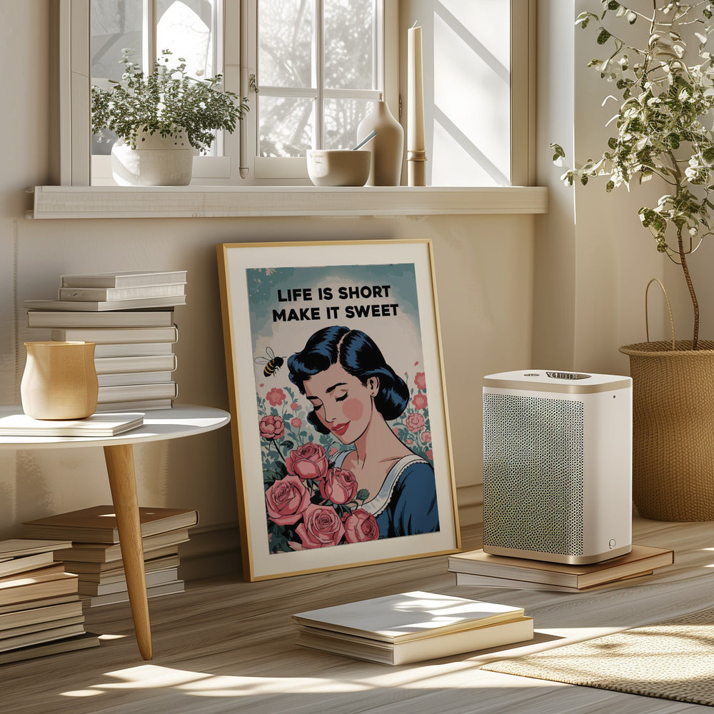 Life is short, make it sweet Poster