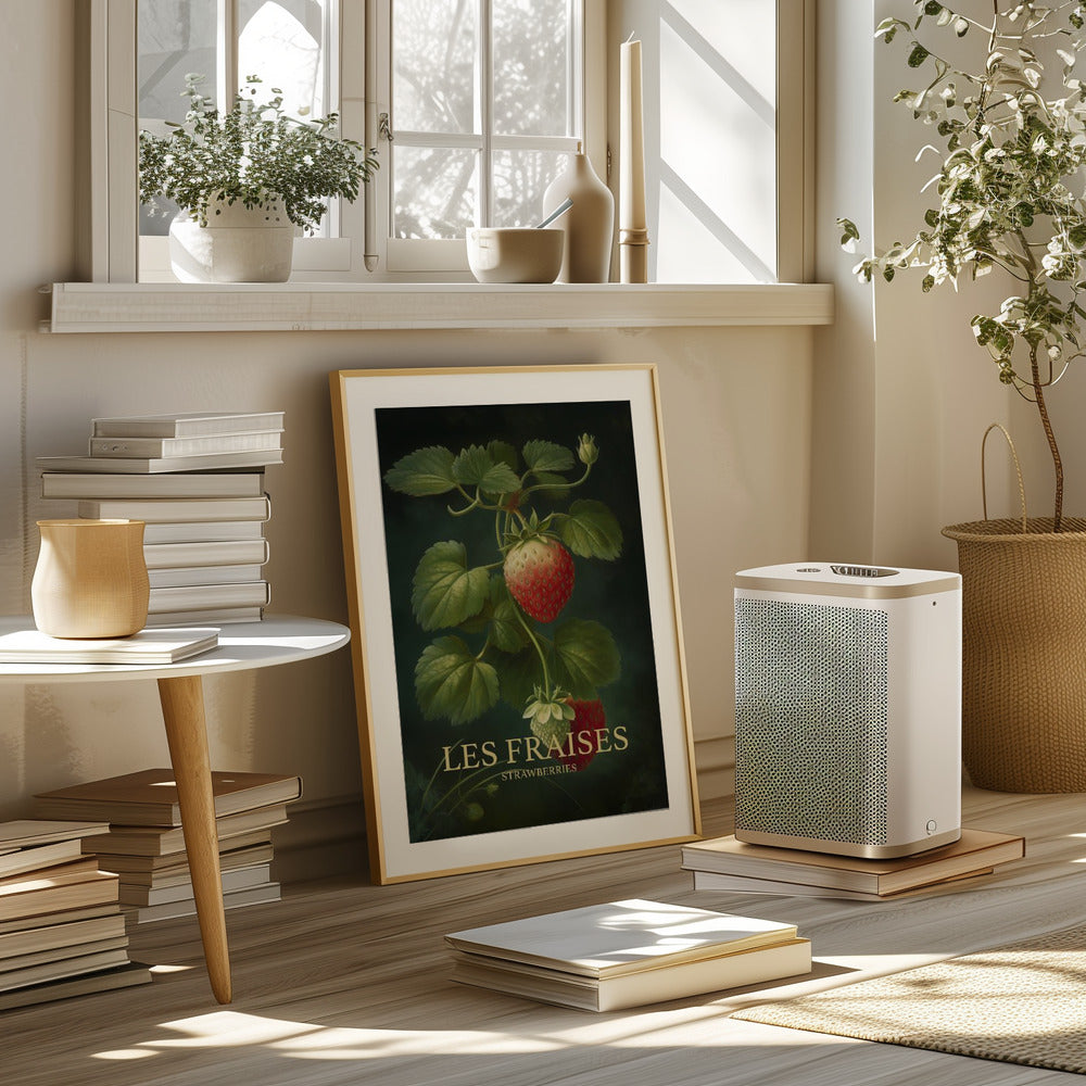 Les Fraises - Strawberries Poster