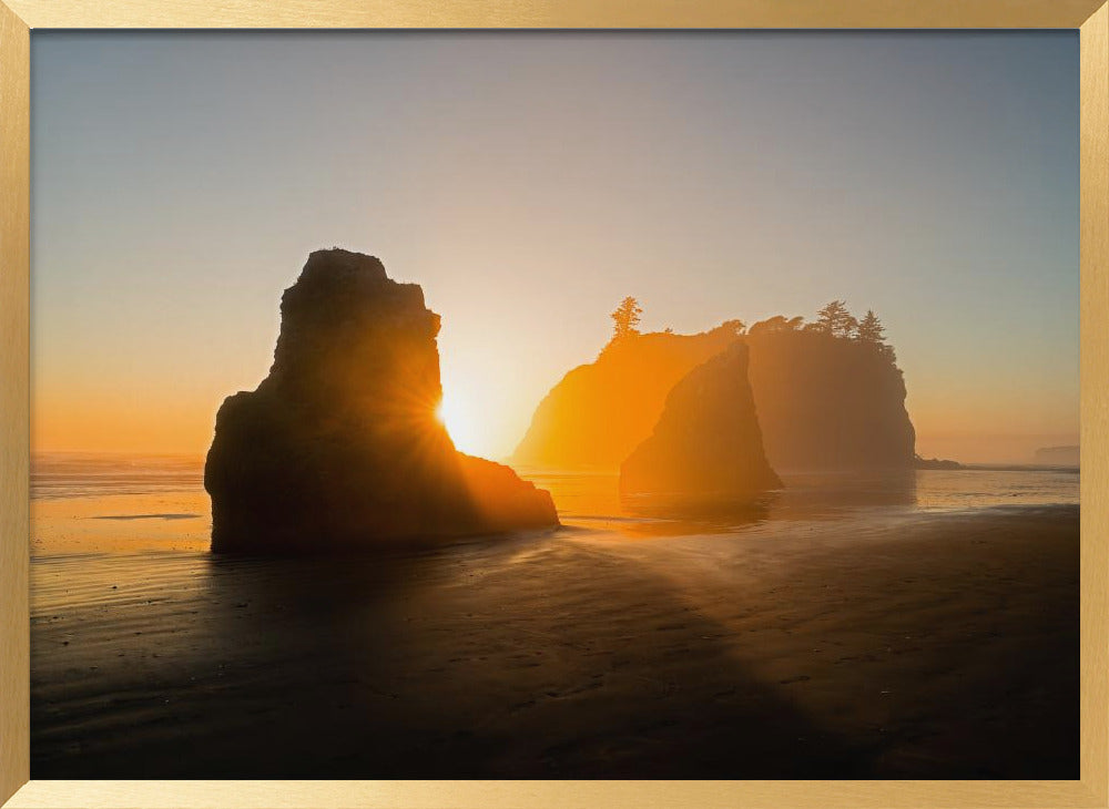 The Golden Beach Poster