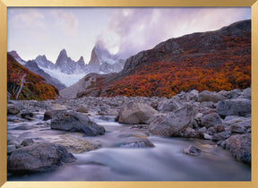 Fitz Roy under Twilight Poster