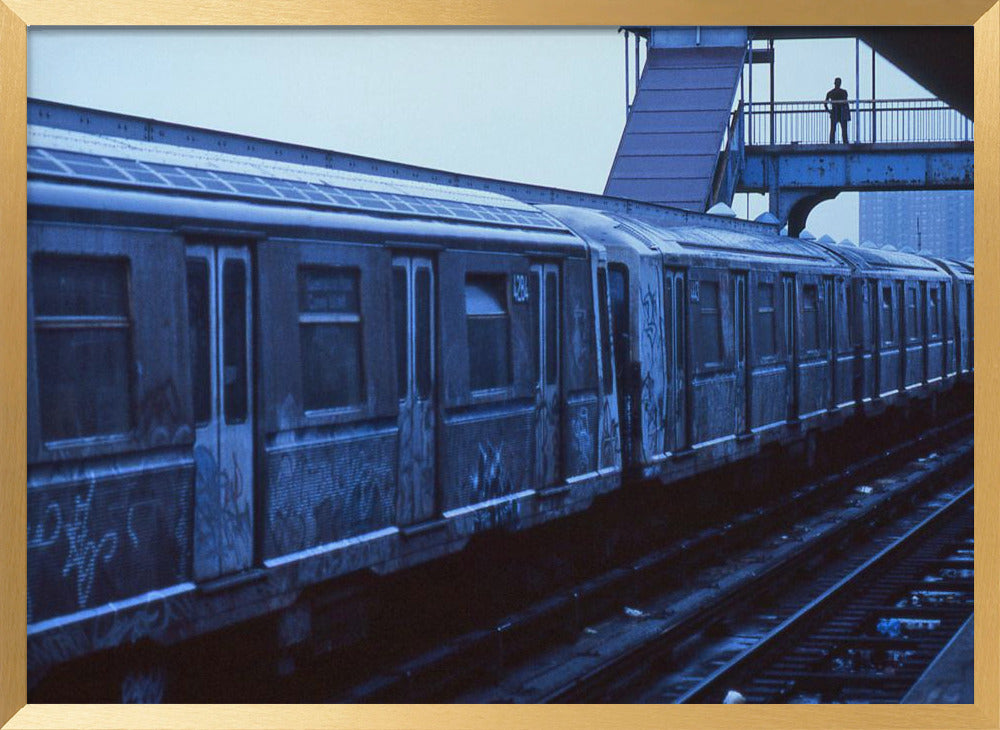 The train (from the series &quot;New York Blues&quot;) Poster