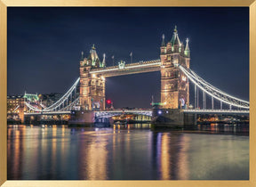 Night at The Tower Bridge Poster