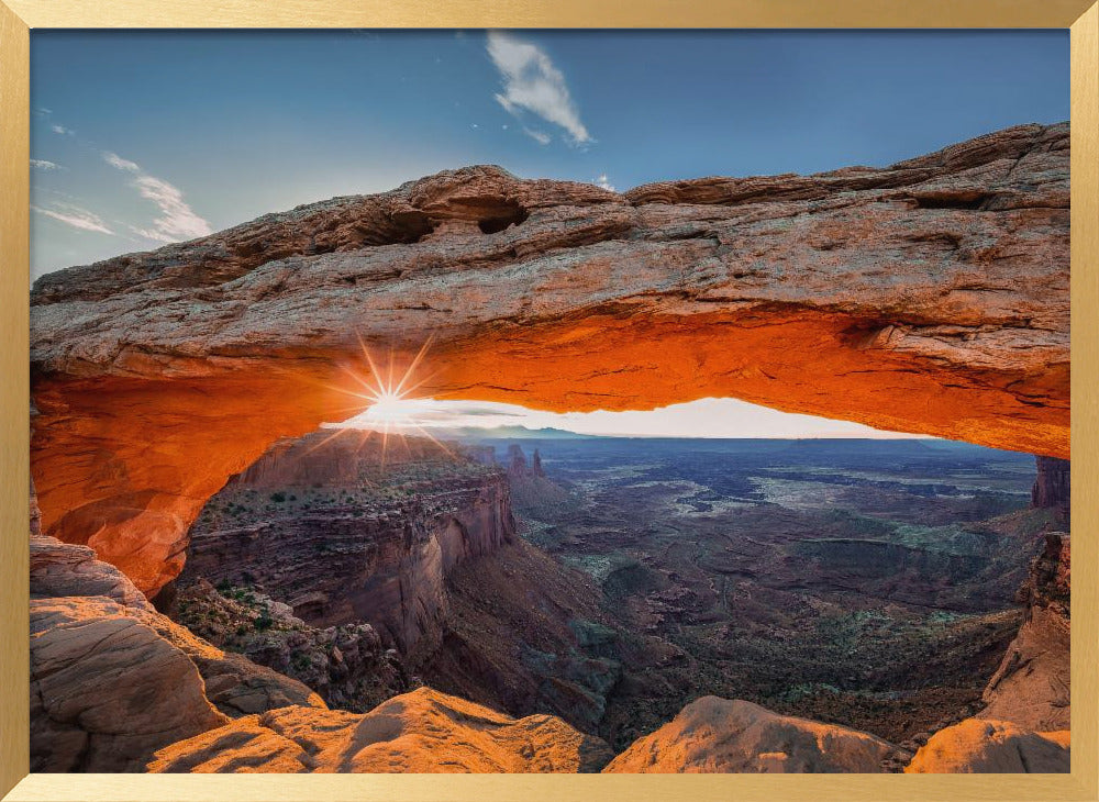 Sunrise at Mesa Arch Poster