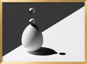 Drops on Egg Poster